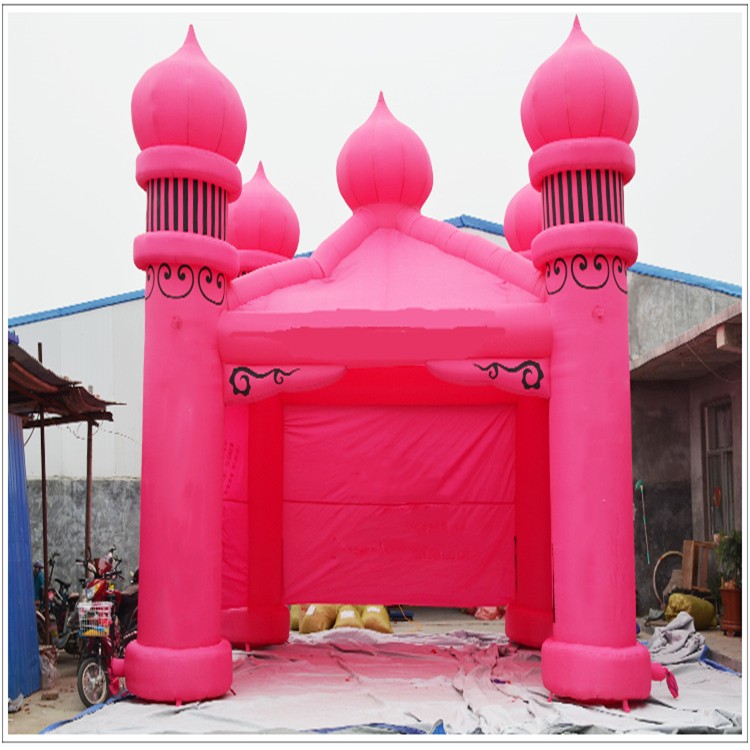 东成镇粉色帐篷